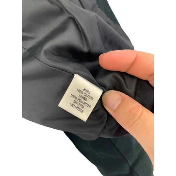 Merona Size M Black Blazer with Satin Trim and Dark Green Undertones - Picture 7 of 9